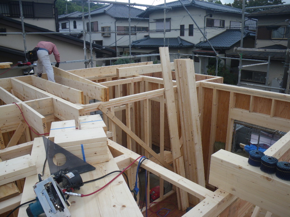 建て方（２階床）
