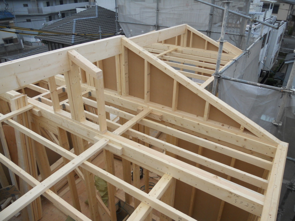 建て方（小屋組）