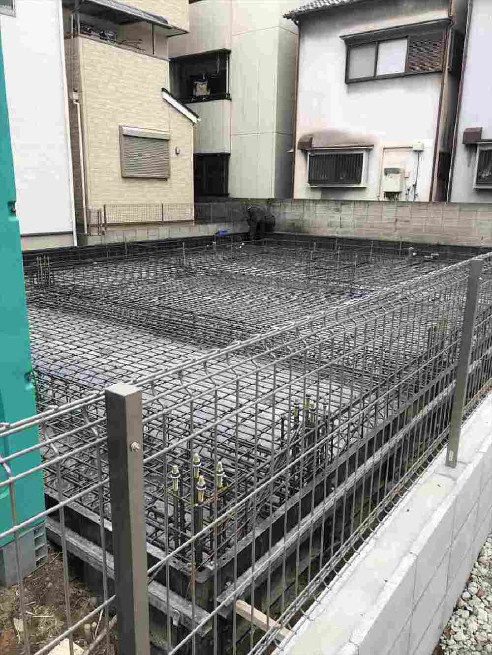 基礎配筋状況