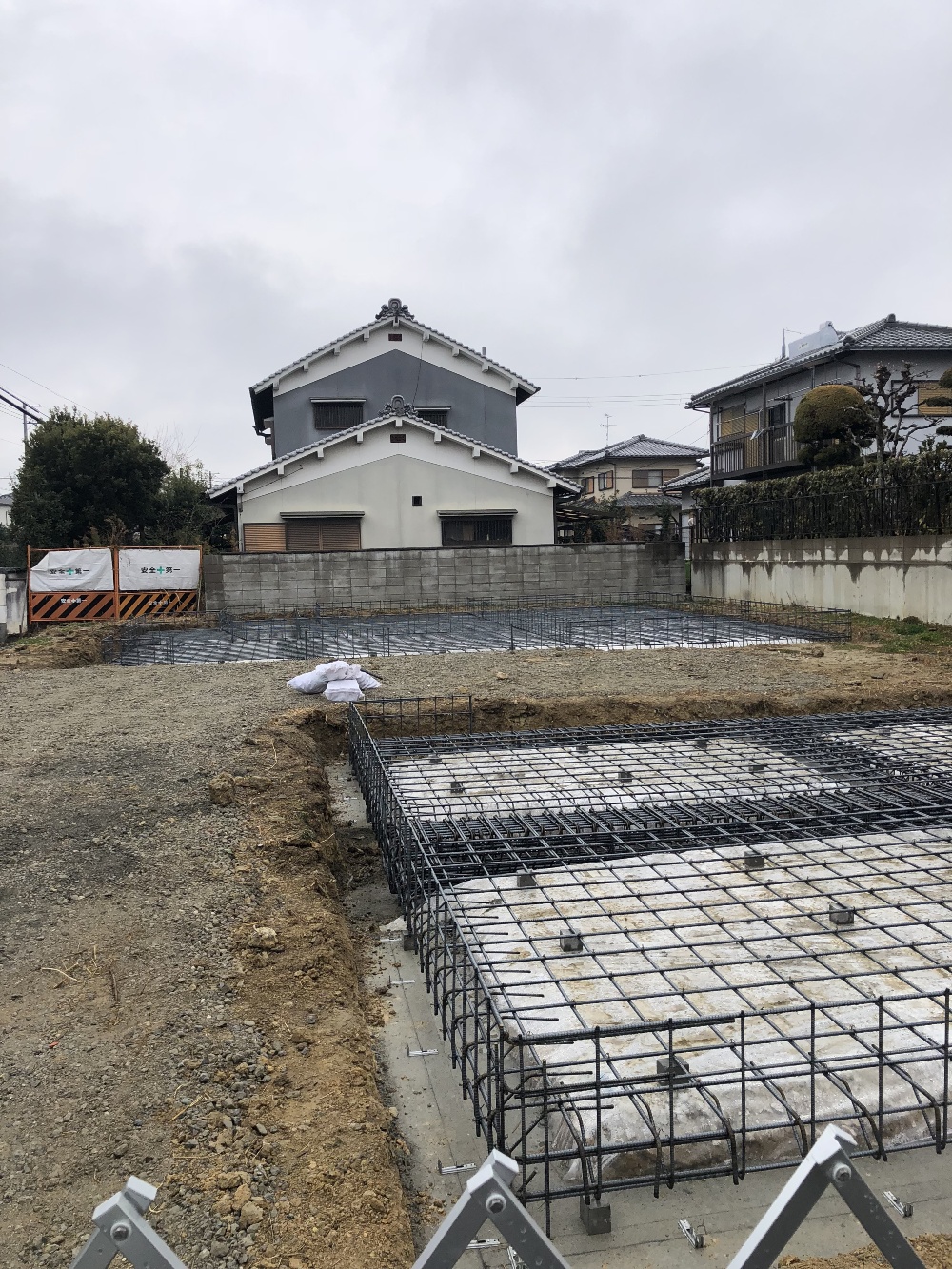 基礎配筋状況