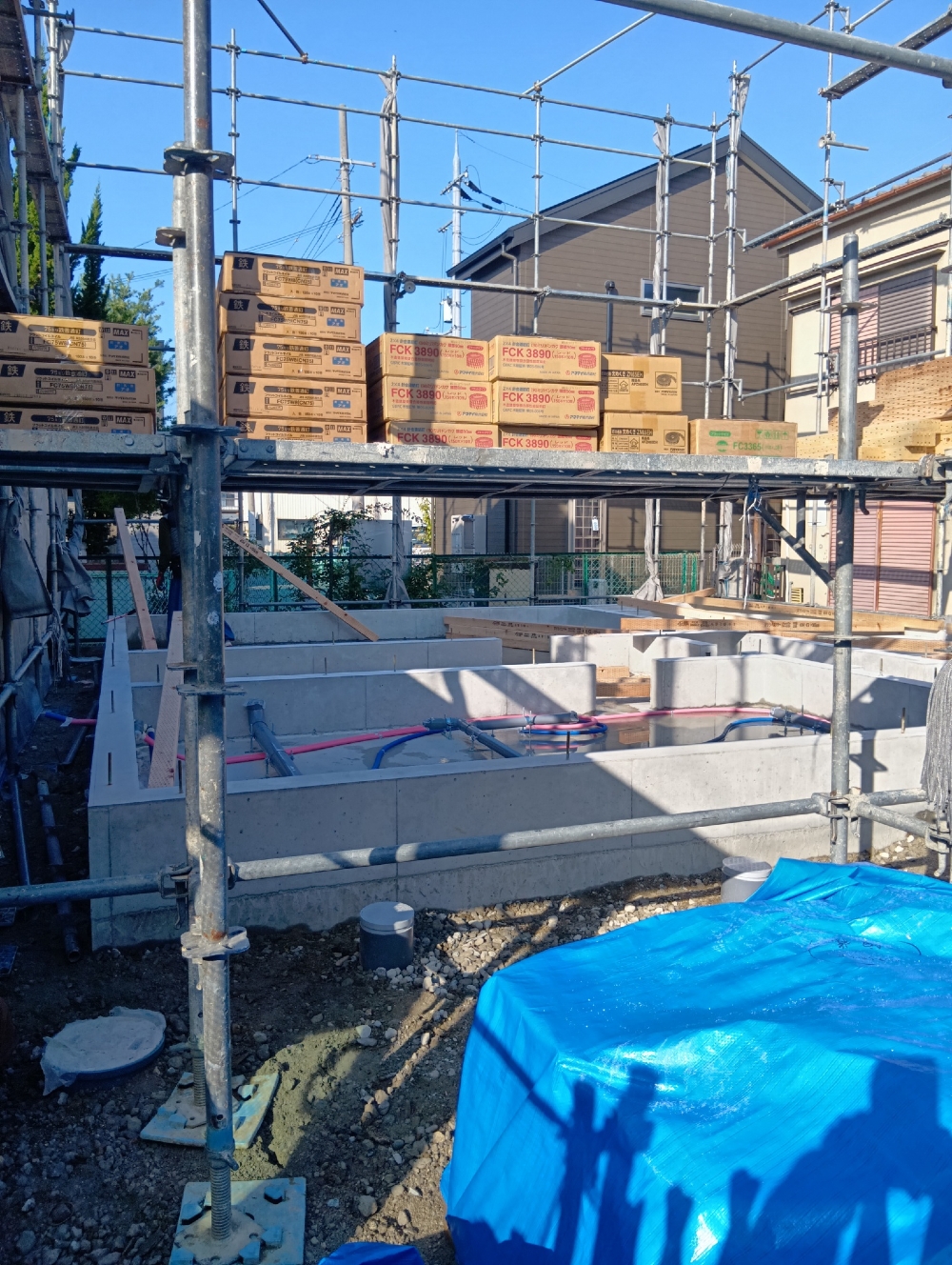 建て方（土台）