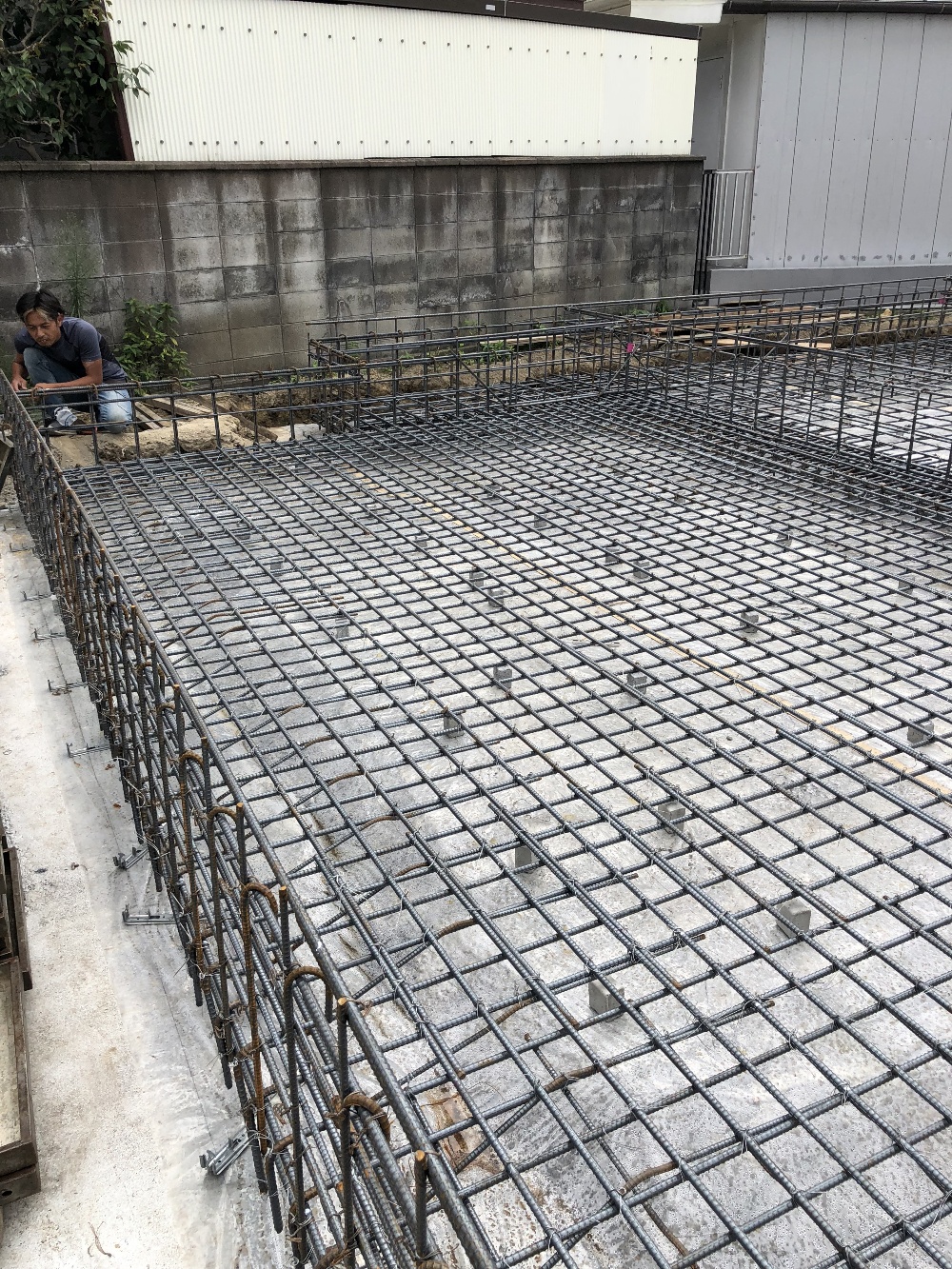 基礎配筋状況