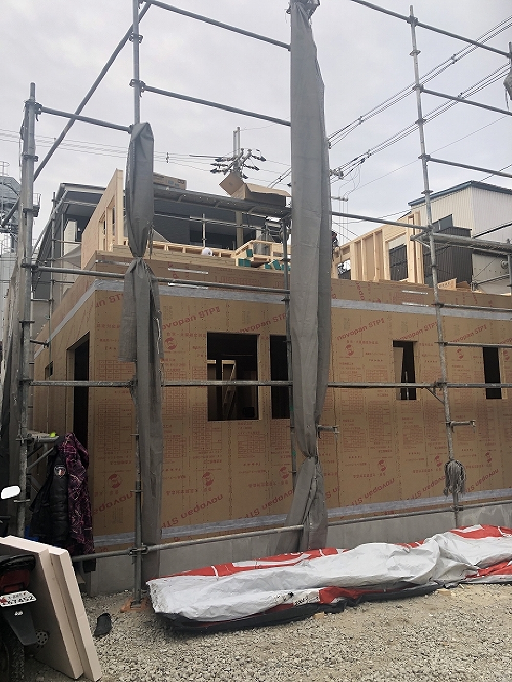 建て方工事（1階）