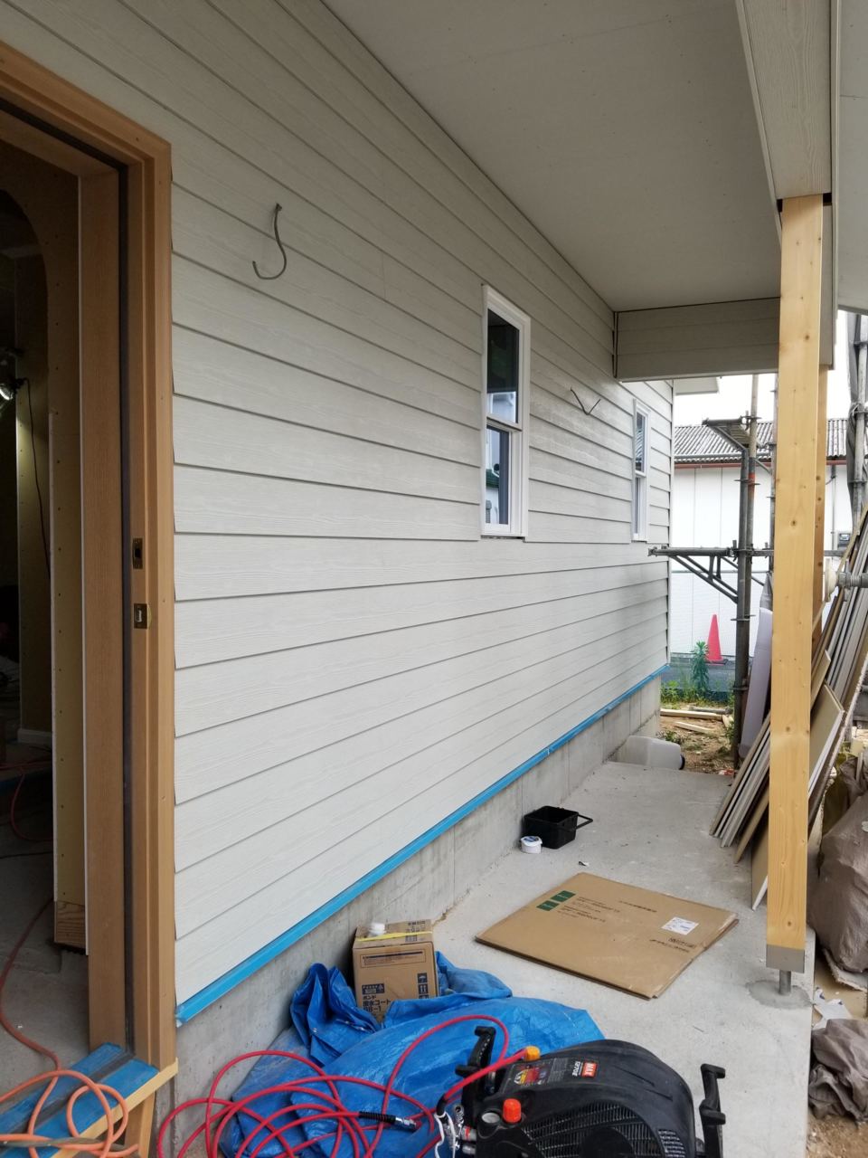 サイディング施工状況