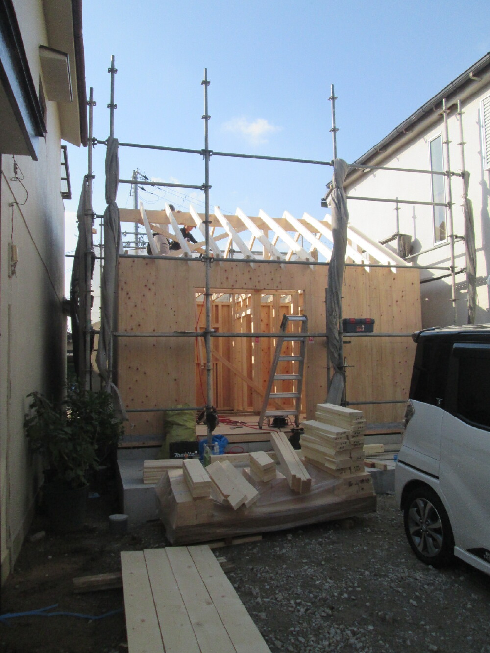 建て方（小屋組）