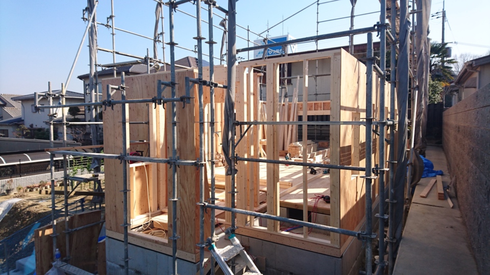 建て方（１階壁）