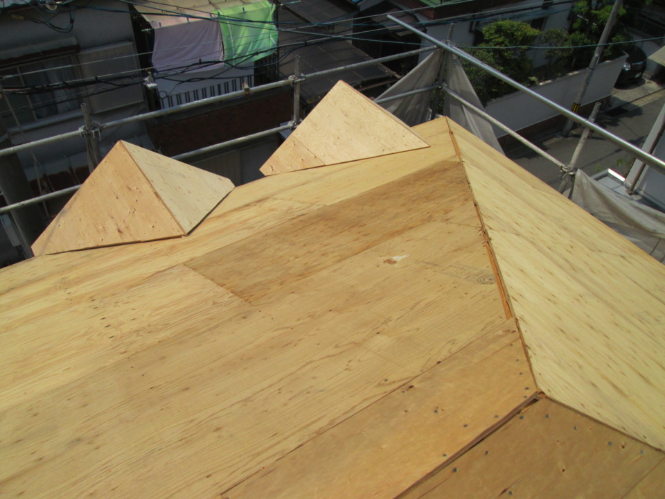 建て方（野地）