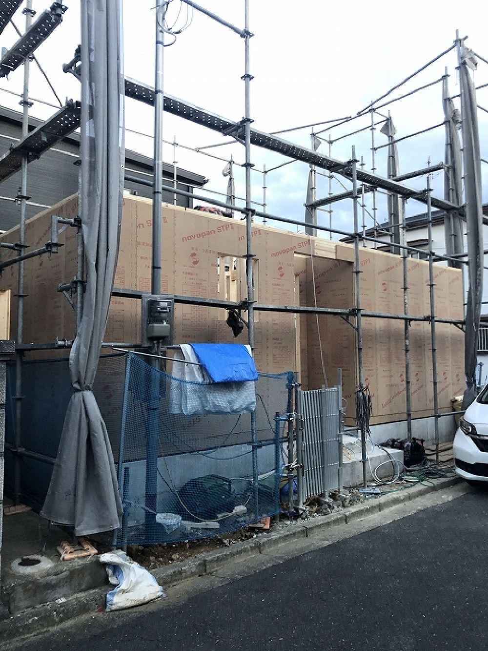 建て方工事（1階）