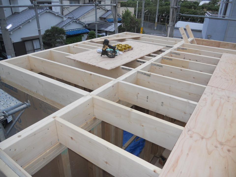 建て方（２階床）