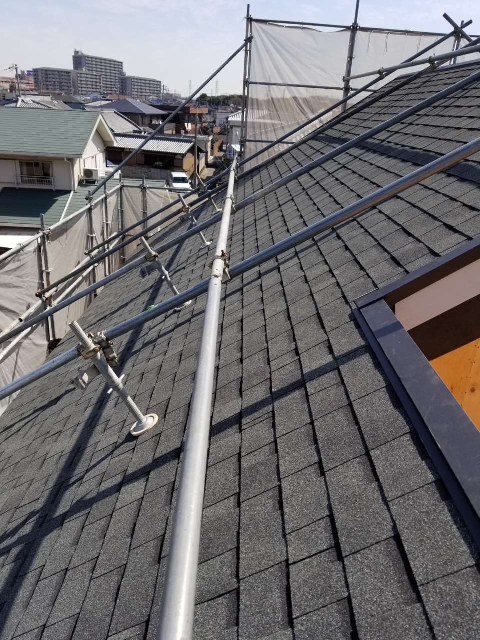 屋根工事状況
