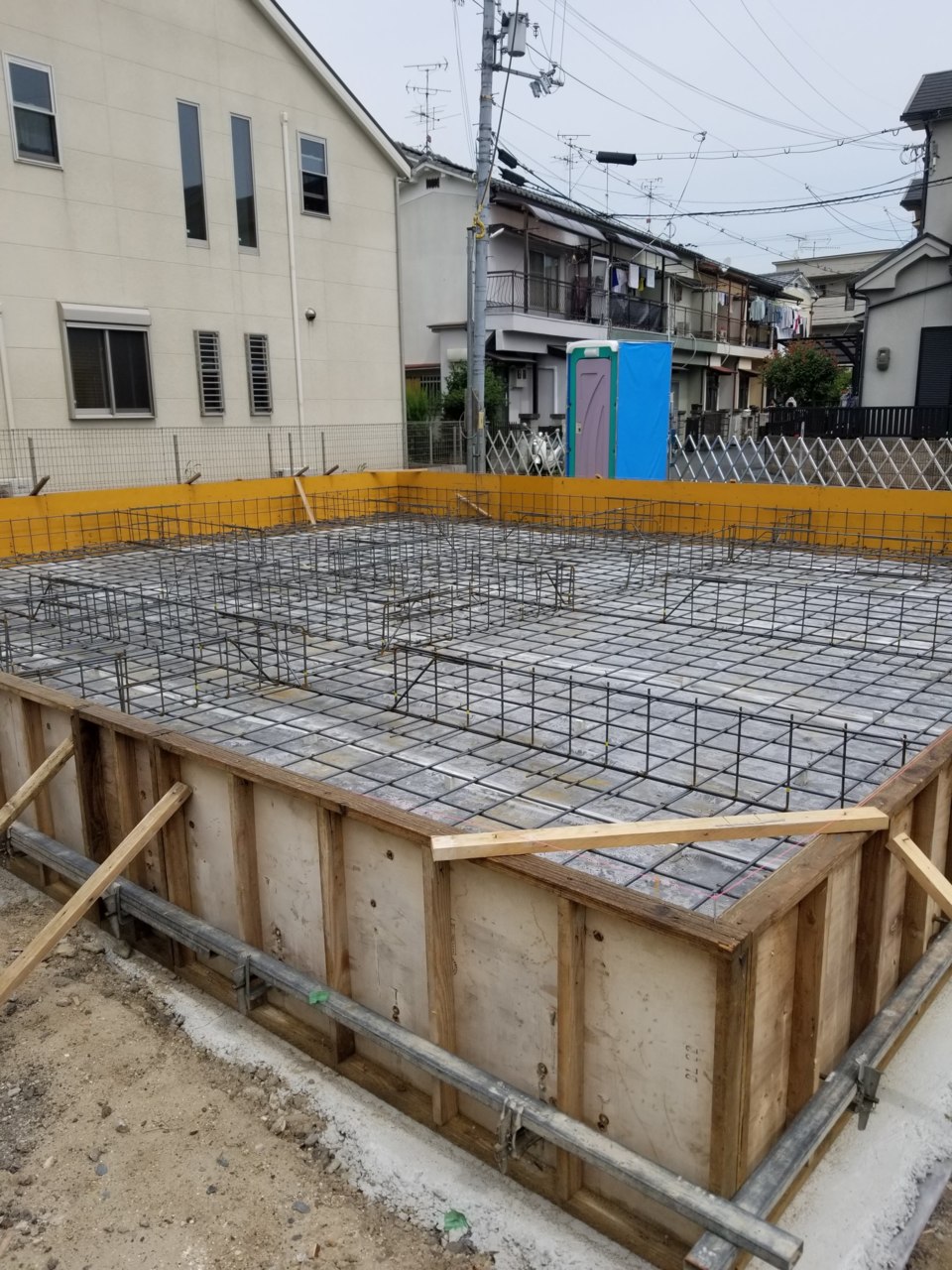 基礎配筋状況