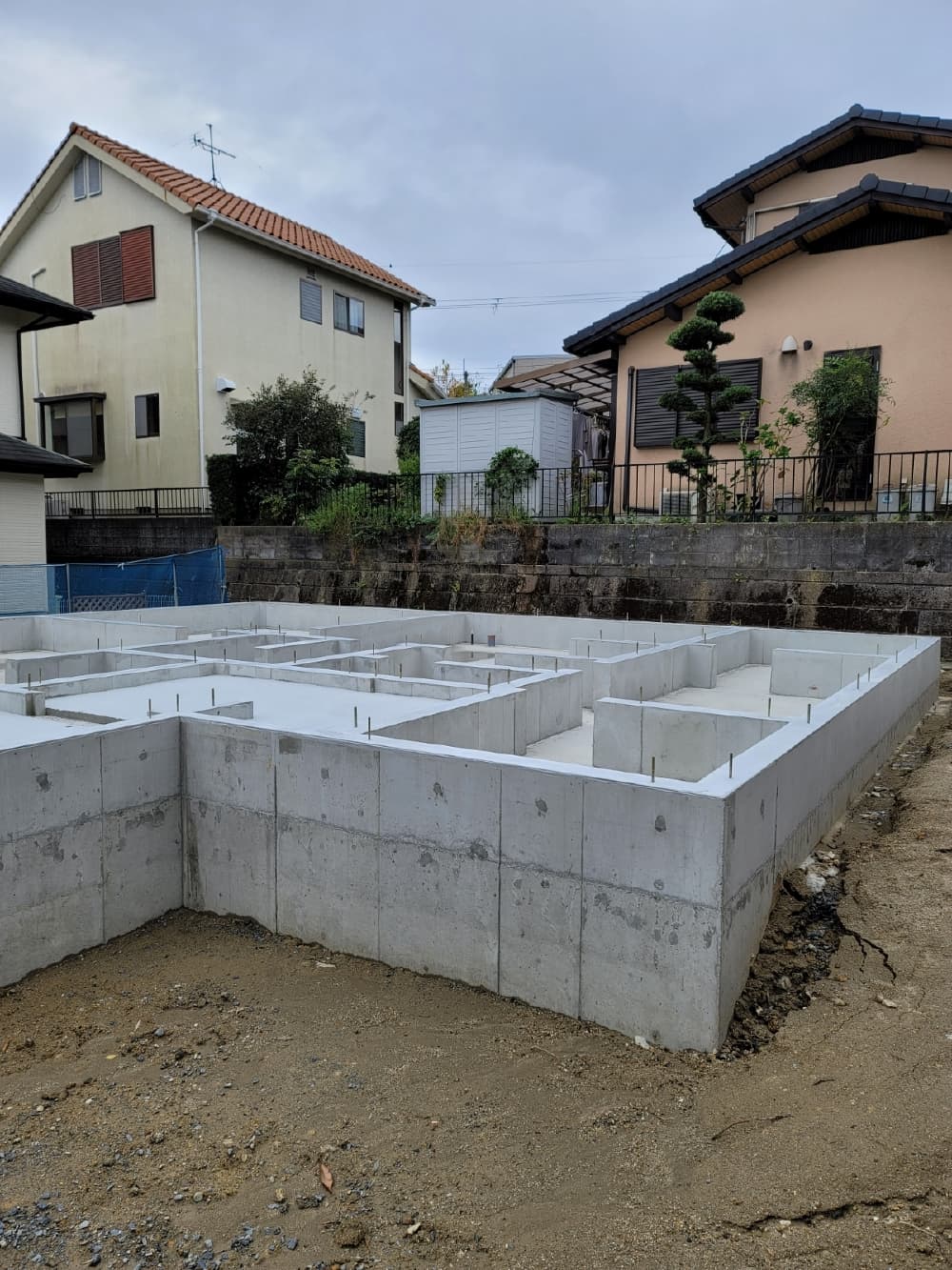 基礎完成