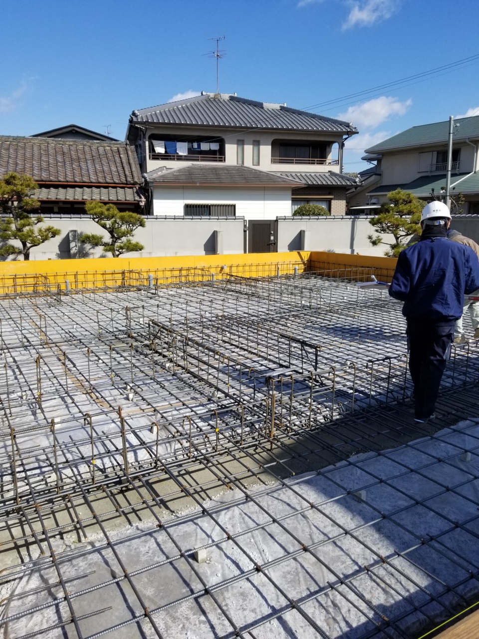 基礎配筋状況