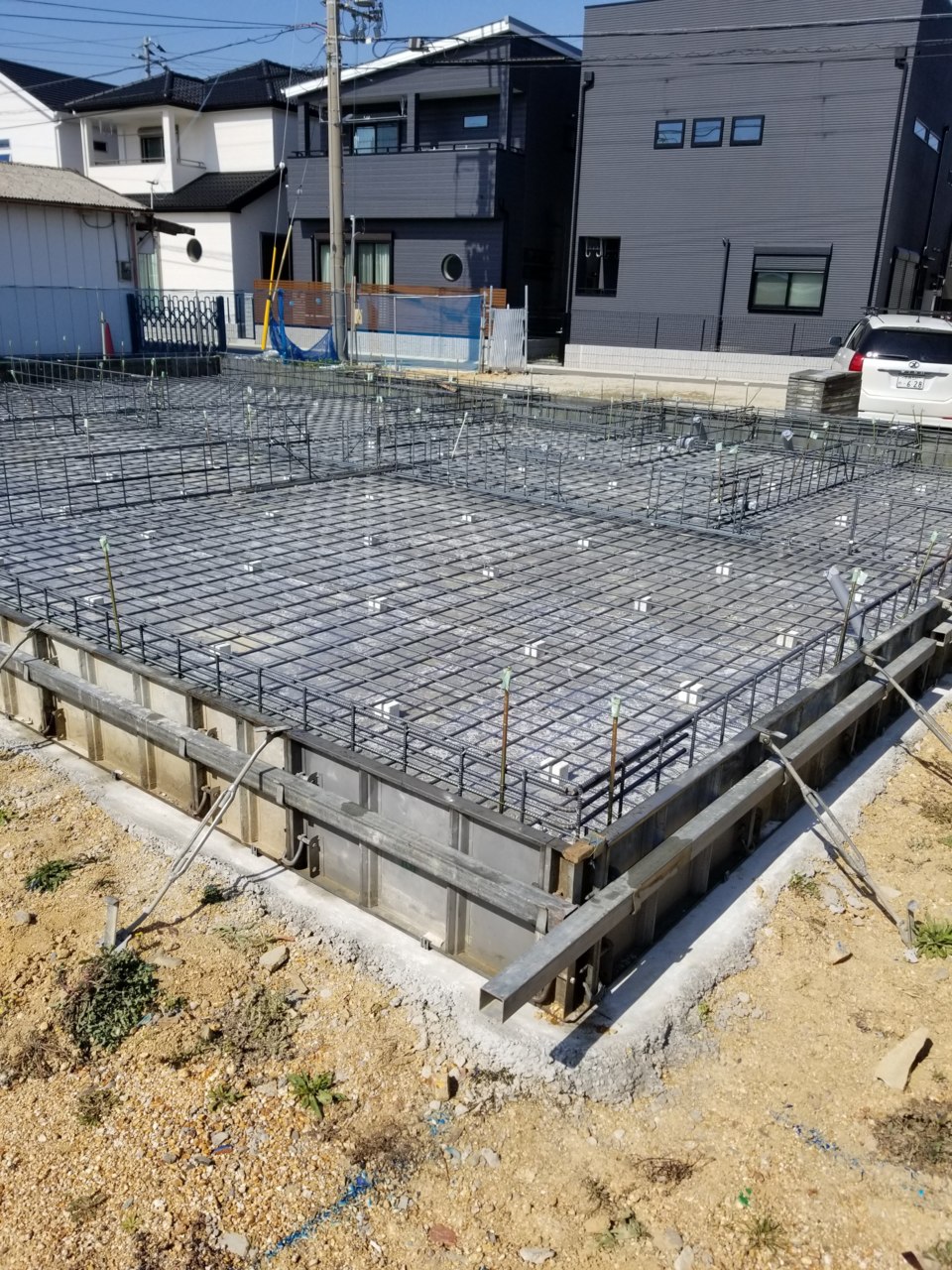基礎配筋状況