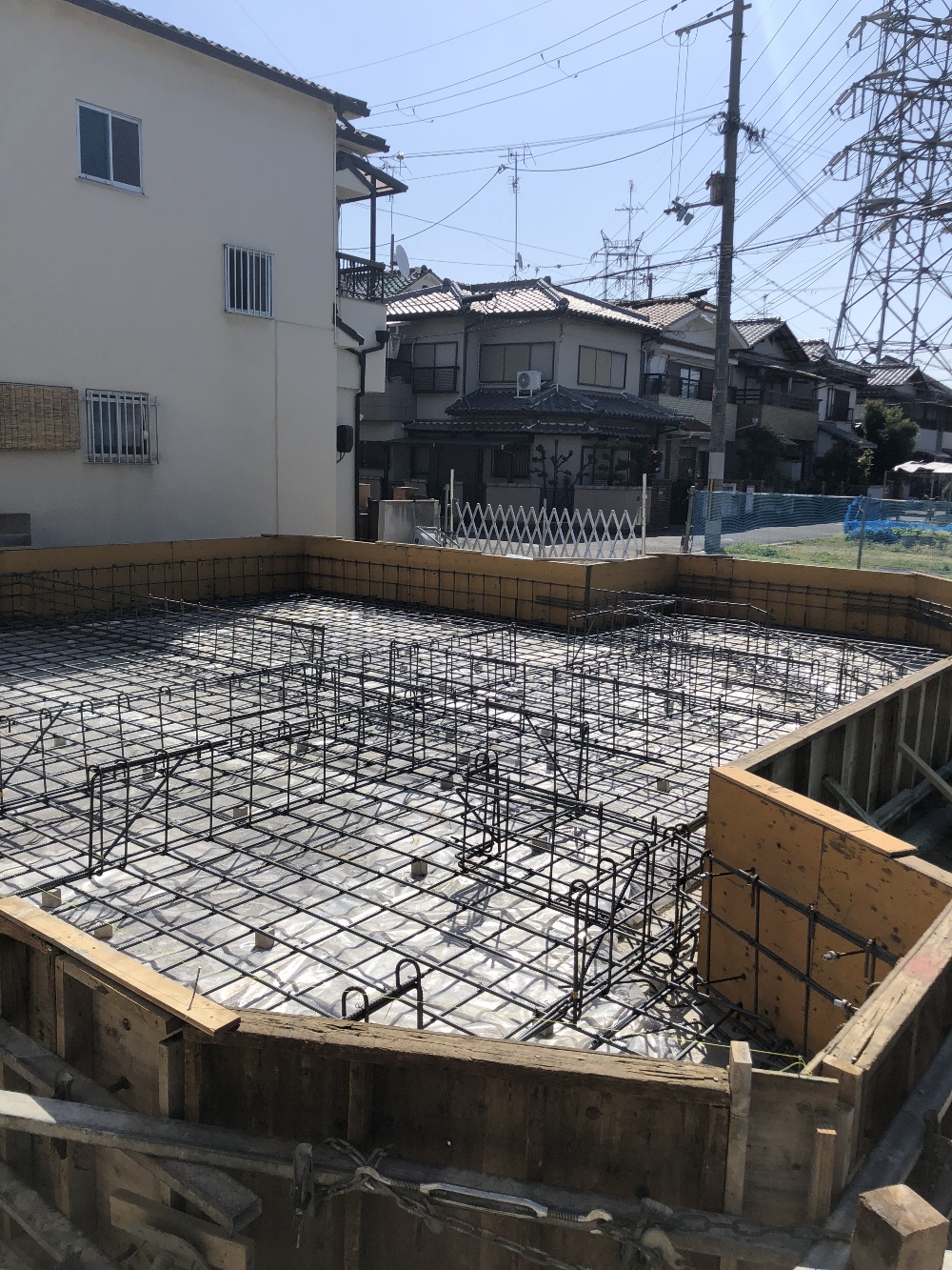 基礎配筋状況