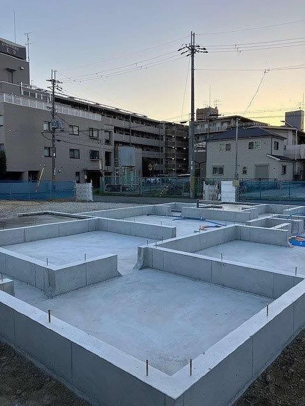 基礎完工