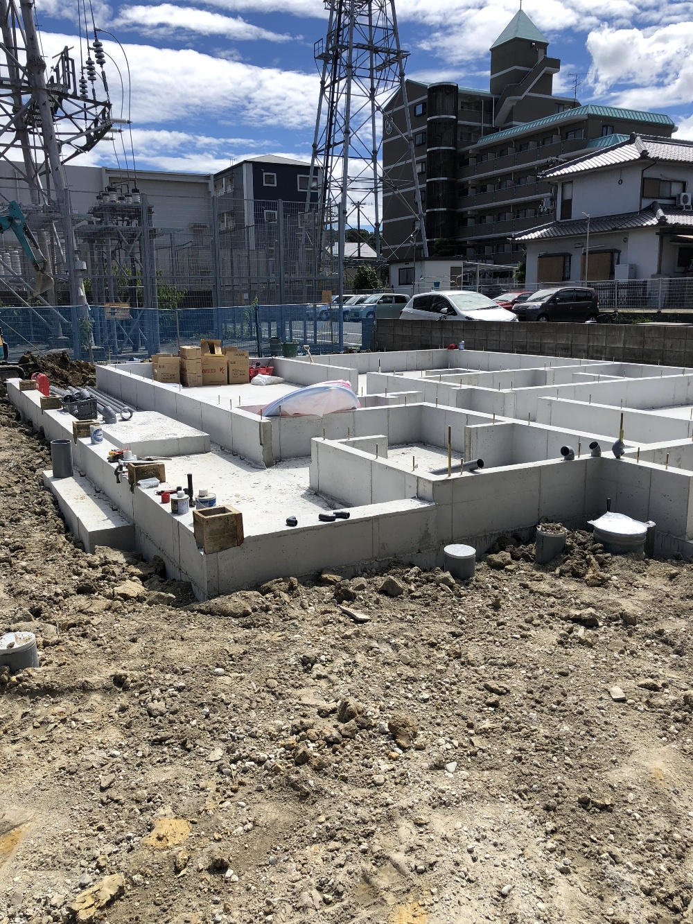 基礎完成