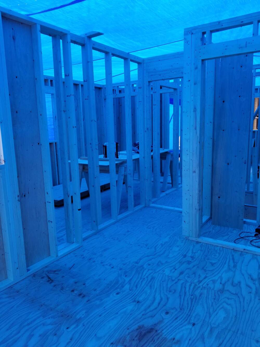 建て方（２階壁）