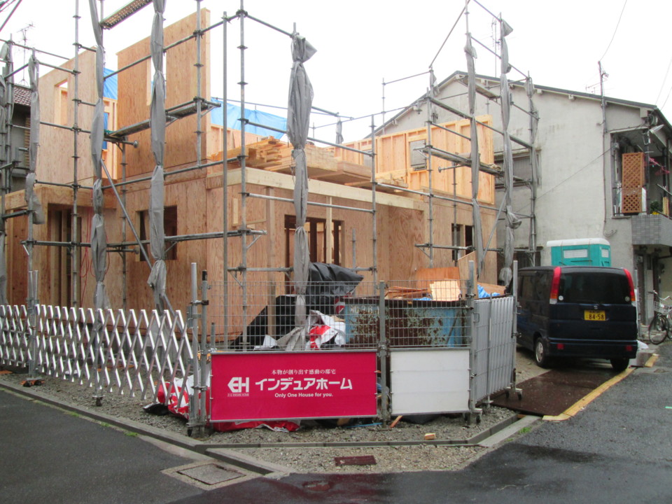 建て方（２階壁）