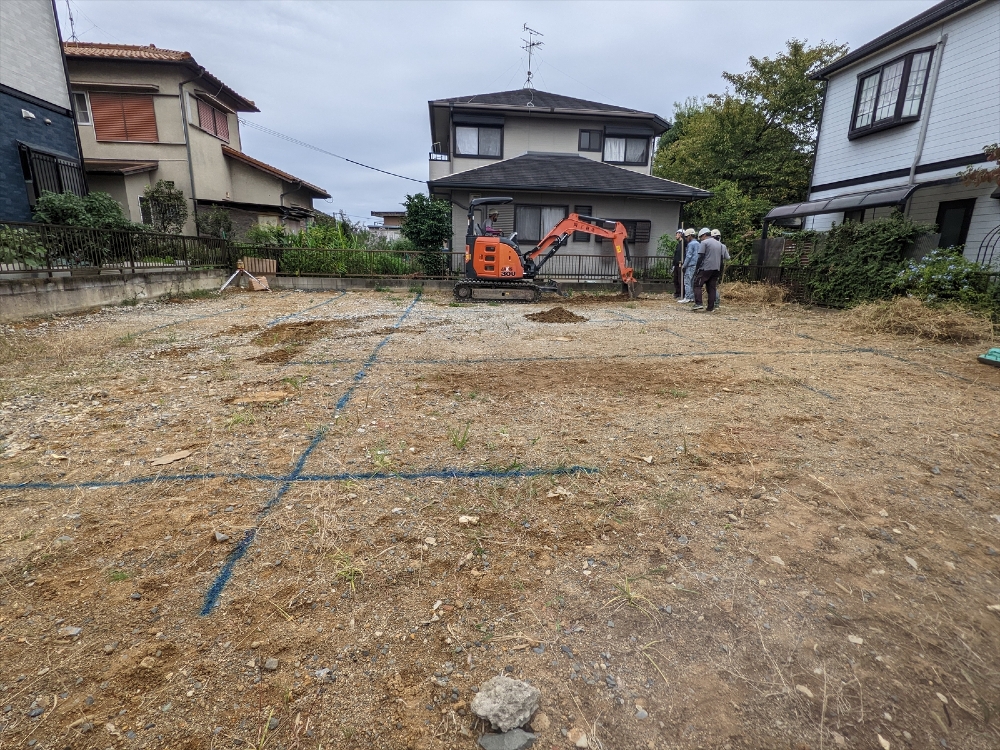 着工です。