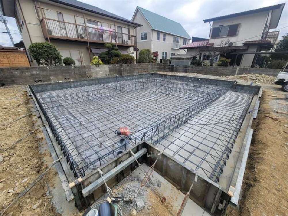 基礎配筋状況