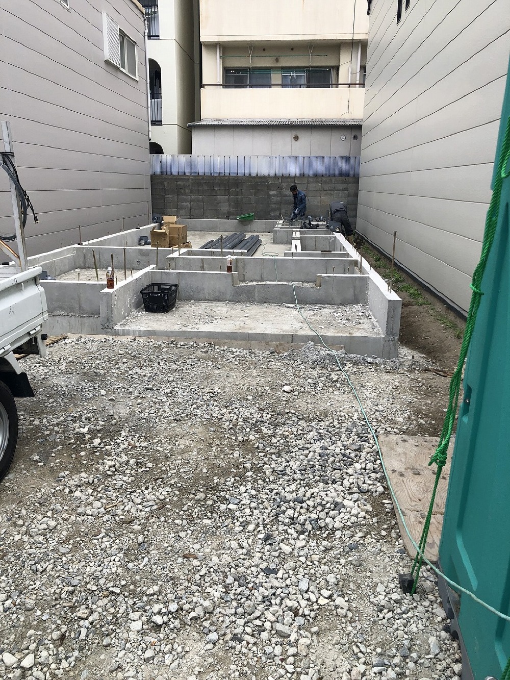 基礎完成