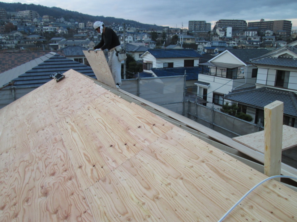 建て方（野地）