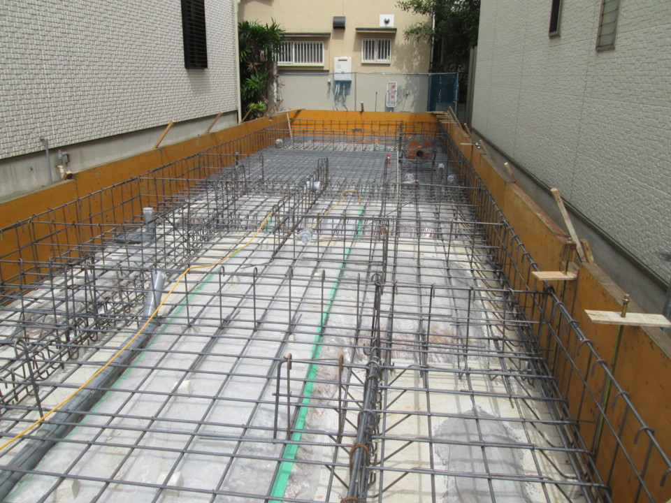 基礎配筋状況