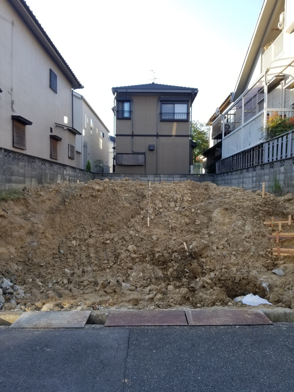 地鎮祭（地縄確認）