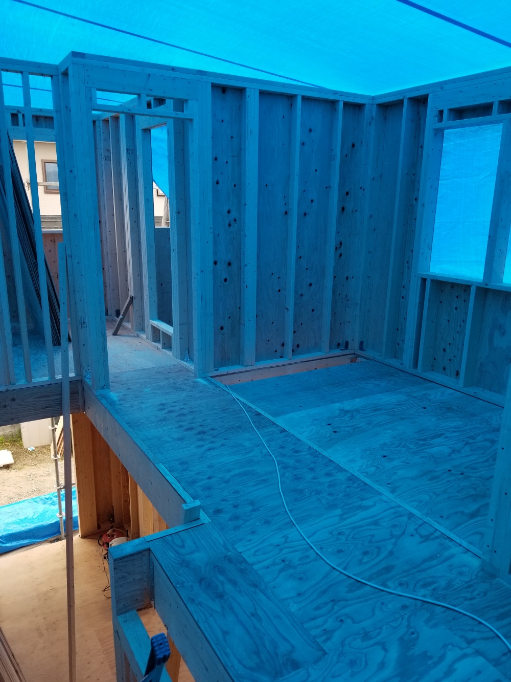 建て方(2階壁)