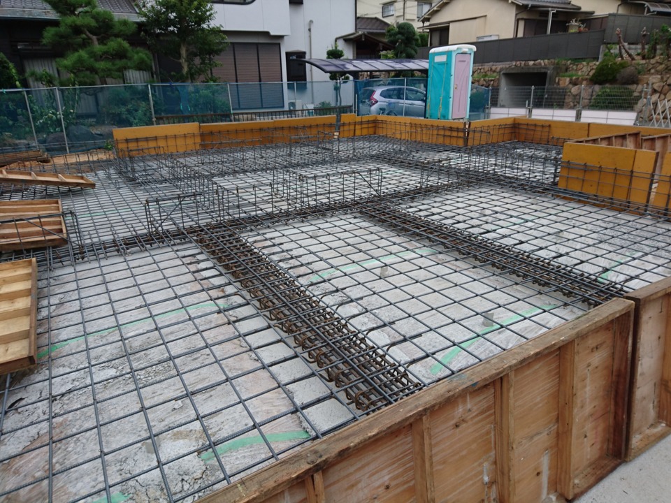 基礎配筋状況