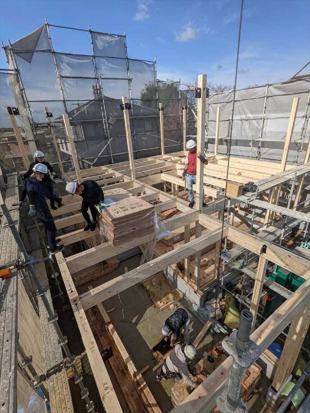 建て方工事