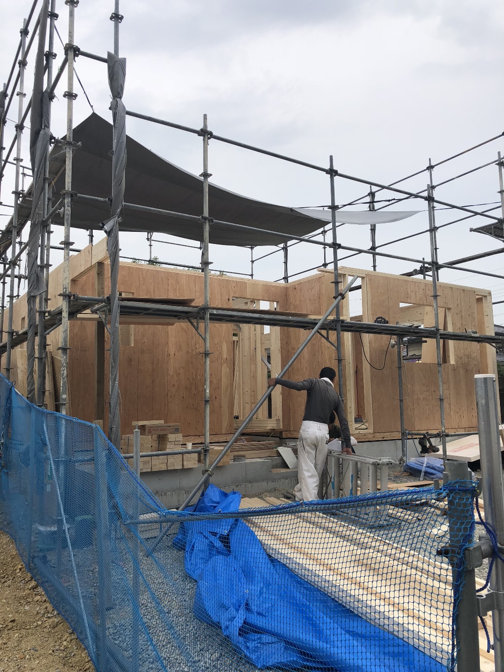 建て方（１階壁）