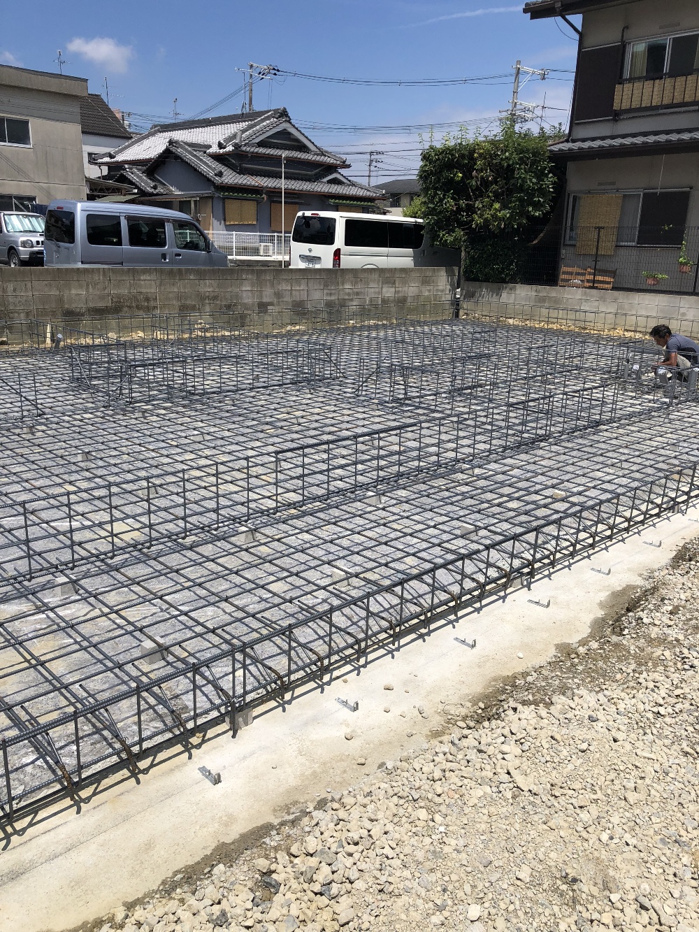 基礎配筋状況
