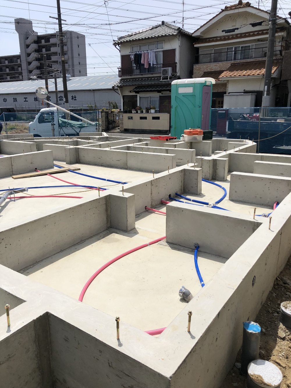 基礎完成
