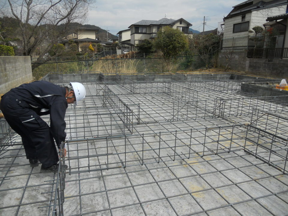 基礎配筋状況