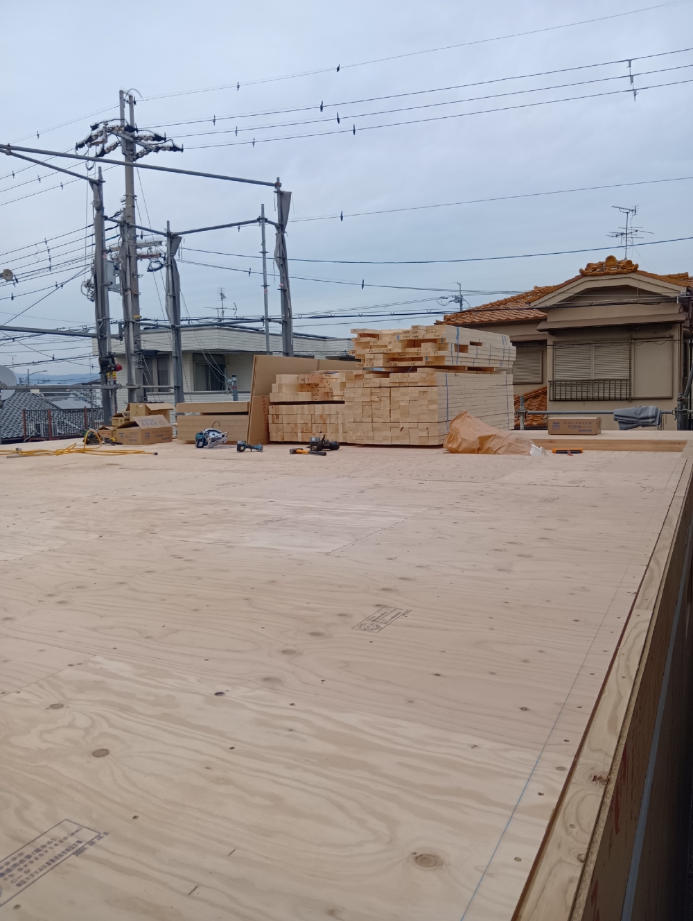 建て方（２階床）