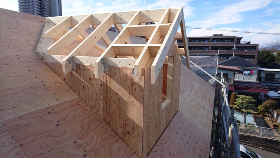 建て方（小屋組）