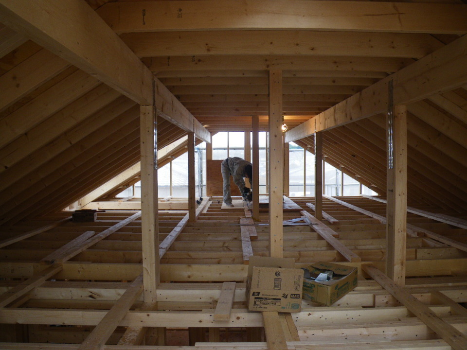 建て方（小屋組）