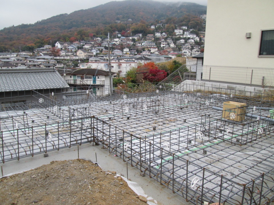 基礎配筋状況