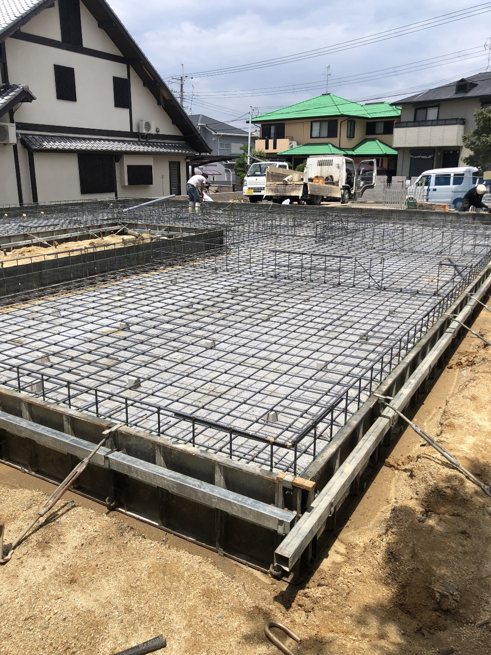 基礎配筋状況