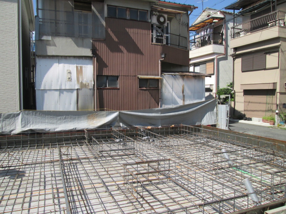 基礎配筋状況
