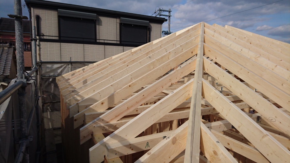 建て方（小屋組）