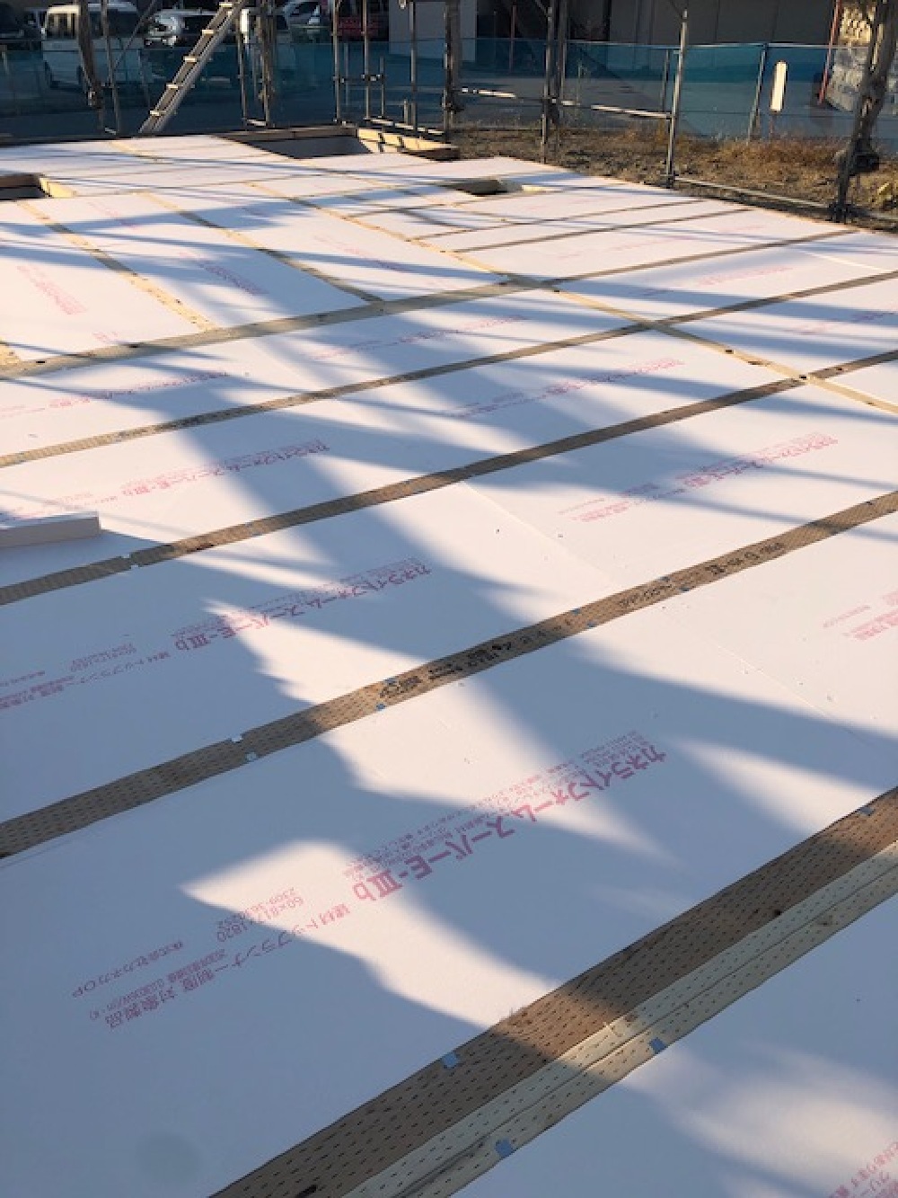 建て方（床断熱工事）