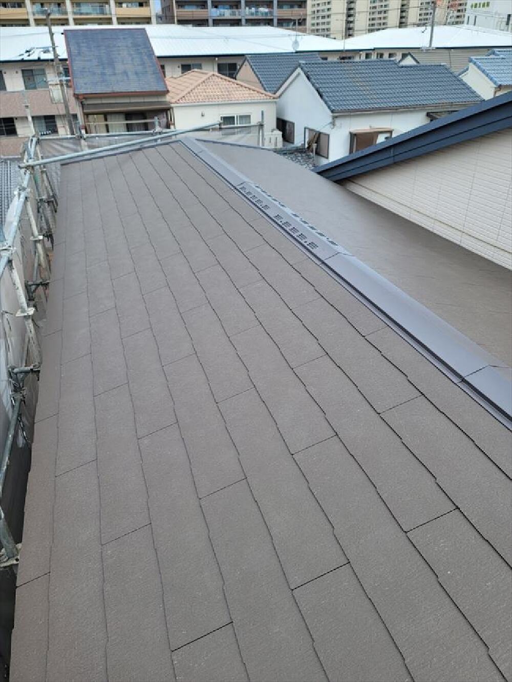 屋根施工状況
