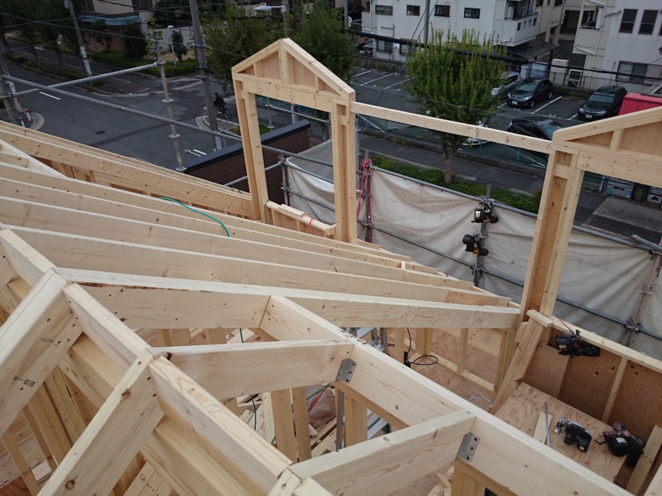 建て方（小屋組）