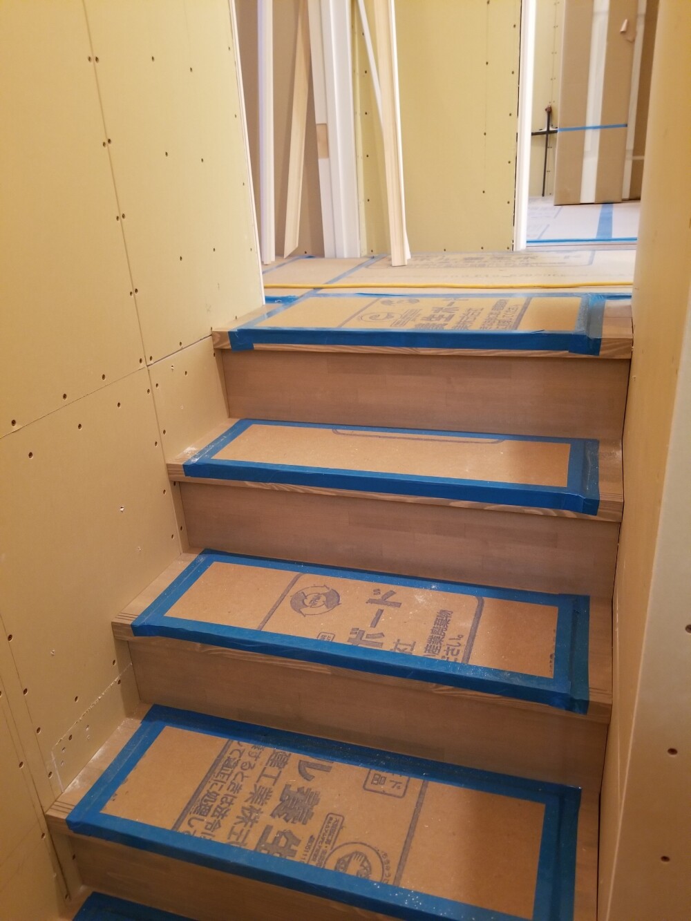 階段施工状況