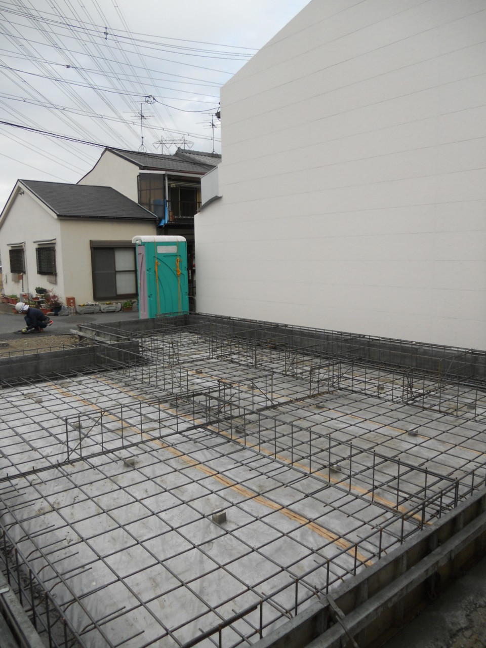 基礎配筋状況