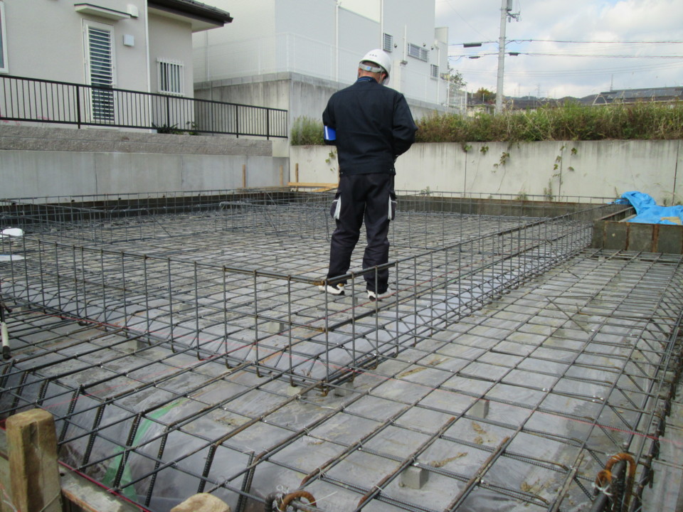 基礎配筋状況