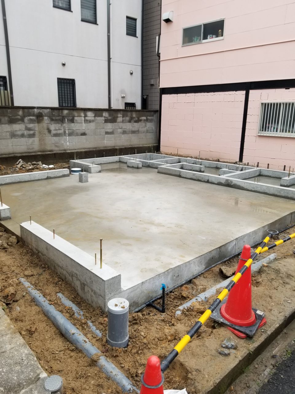 基礎完成
